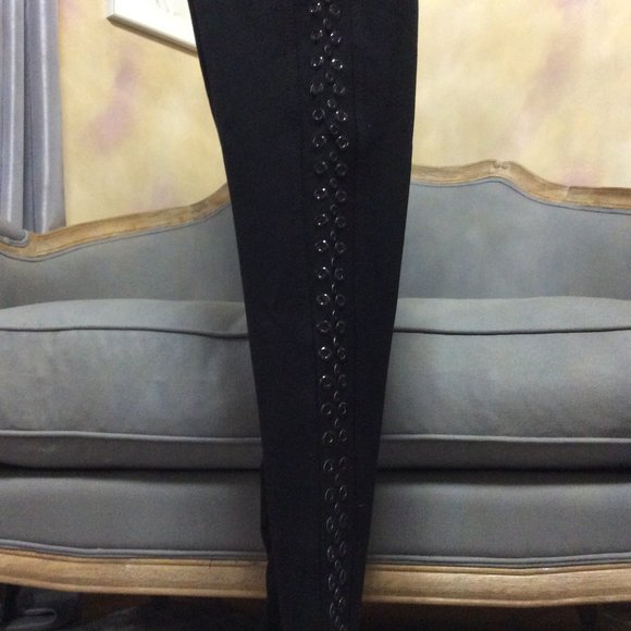 Black studded legging by Blue Earth, size M - Picture 2 of 11